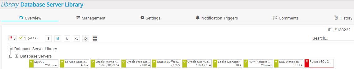 Collection of filtered sensors